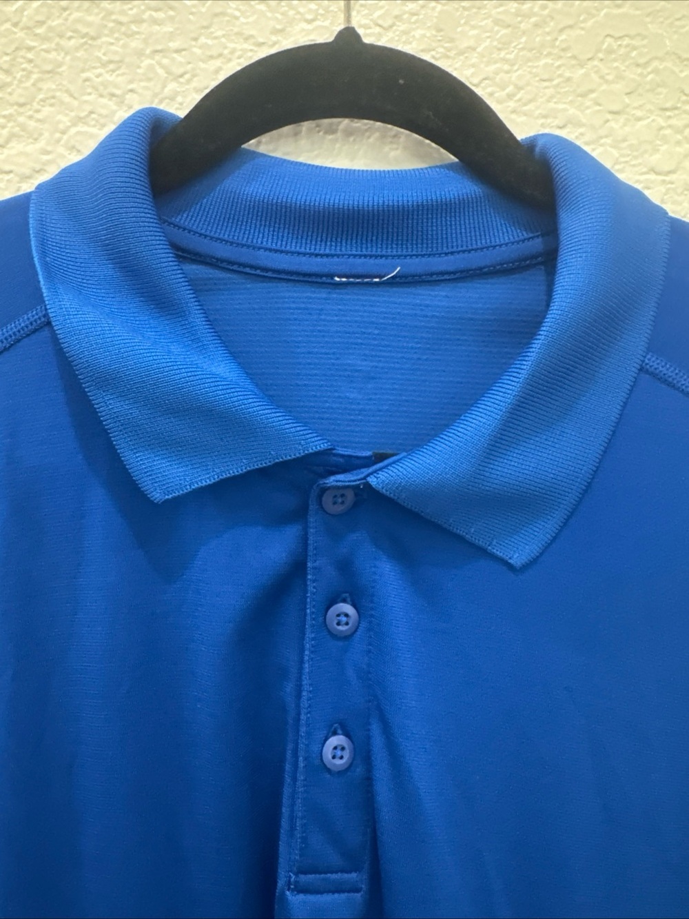 Lululemon Men’s Blue Polo Shirt Short Sleeve Performance Golf Athletic XL - Picture 3 of 7